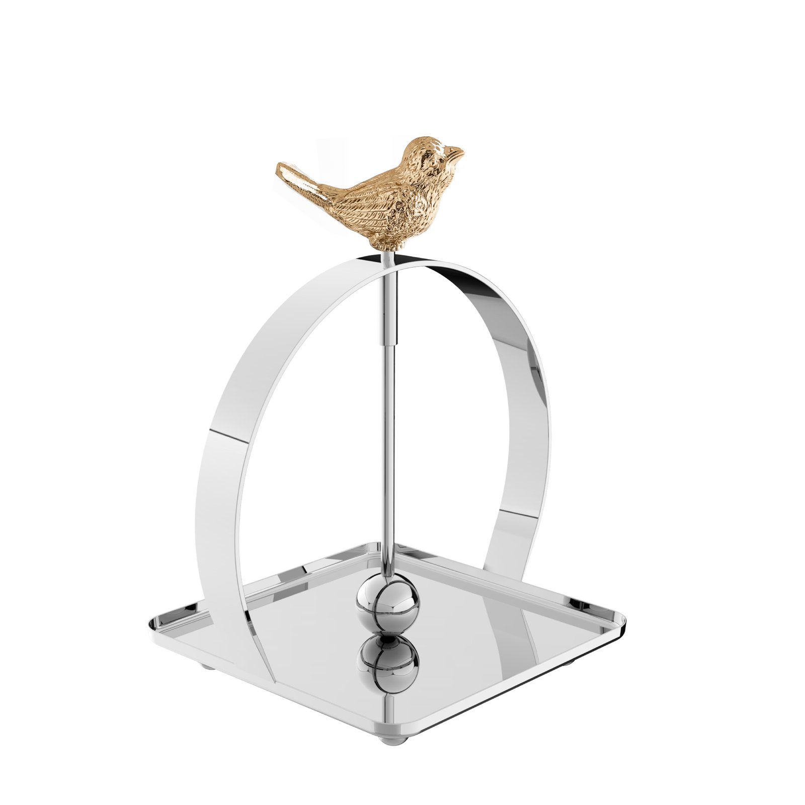 Nordic-style stainless steel creative magpie shaped napkin rack, hotel restaurant commercial simple napkin storage decoration, home decor - Image 8