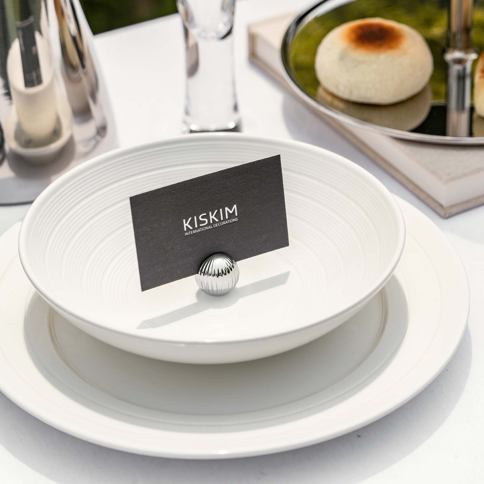 Nordic-style stainless steel creative business card base, simple storage and decoration for hotels, restaurants, commercial use, and home furnishings - Image 6