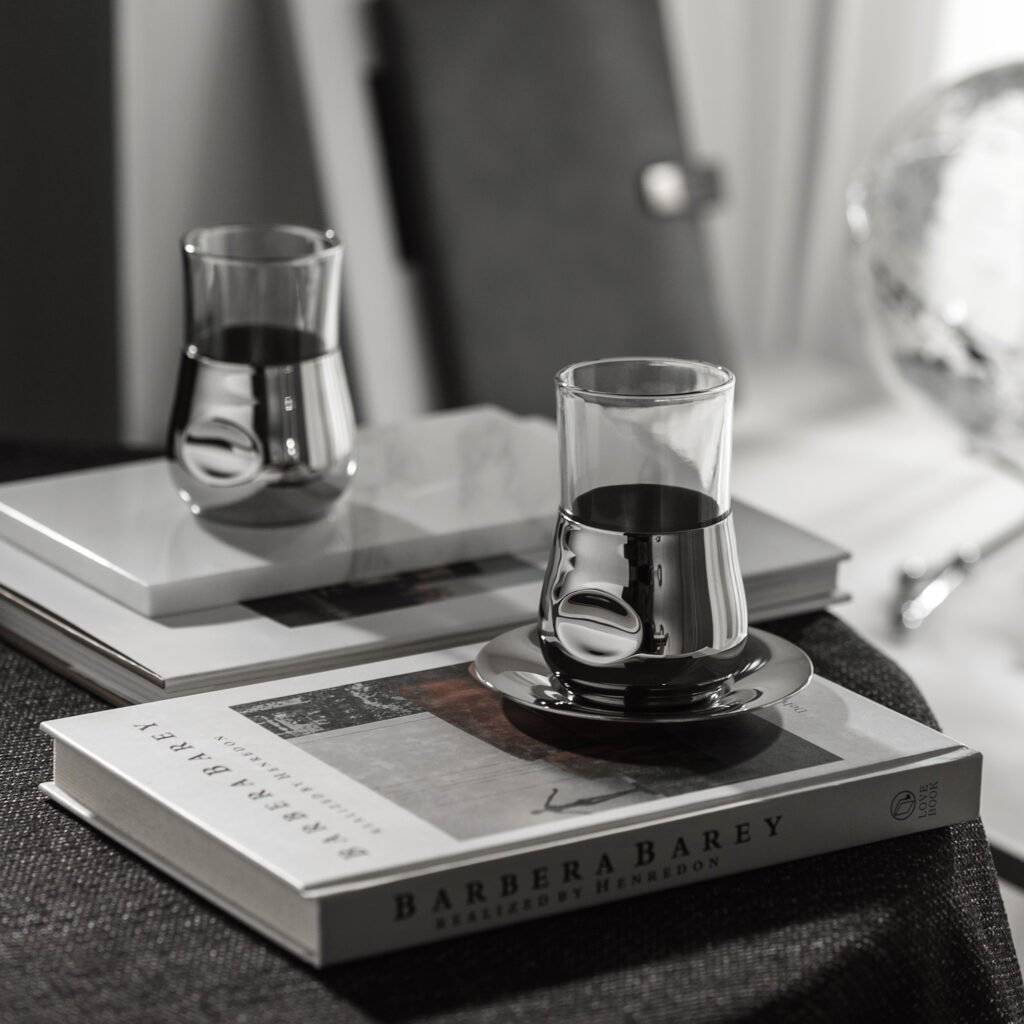 122 1 1 Steel Water Tumbler for Modern Office - Luxury Mirror Polished Stainless Steel Drinking Glass by Apexerahomelife.
