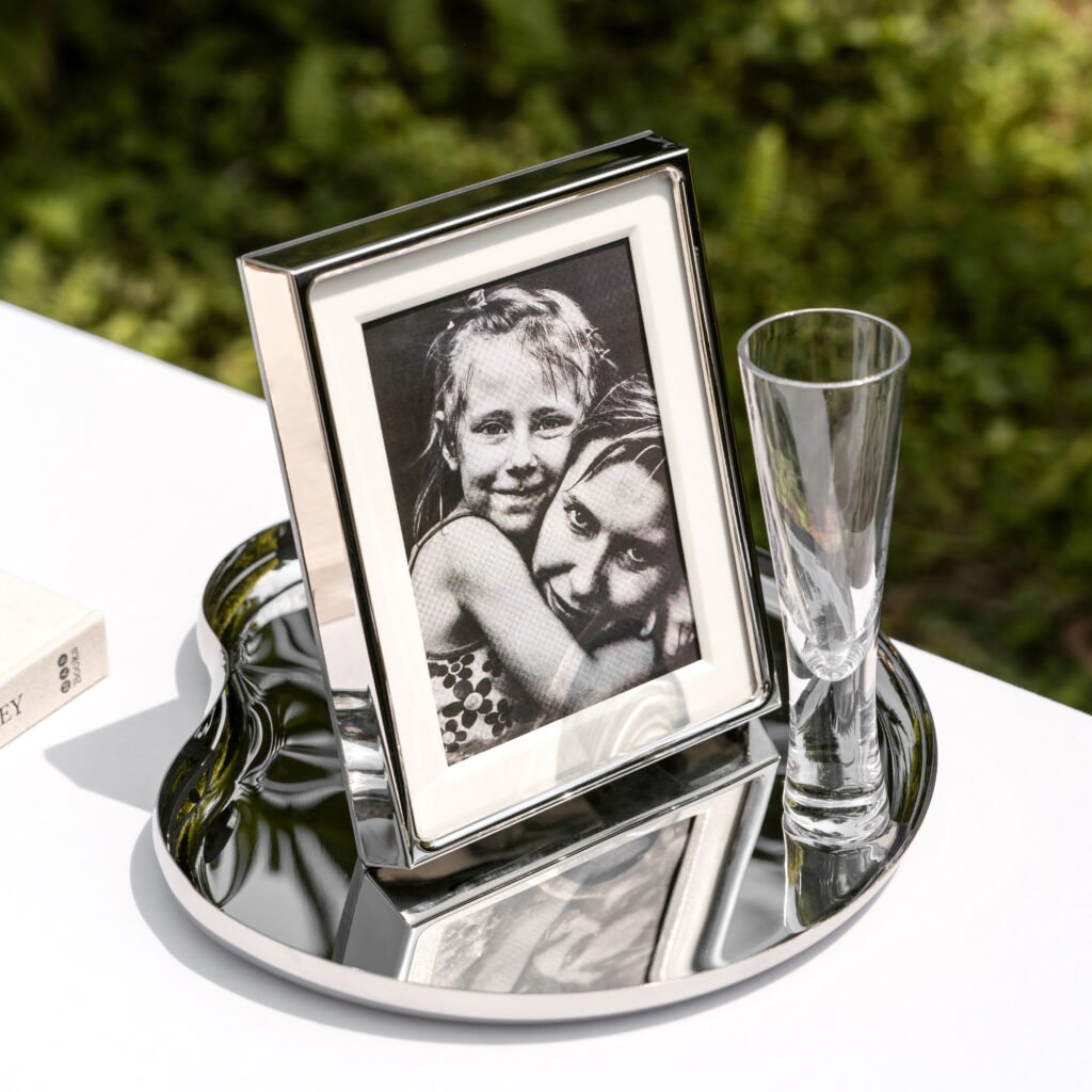 18 1 1 Steel Picture Frame for Modernist Galleries - Premium Mirror Polished Stainless Steel Display by Apexerahomelife.