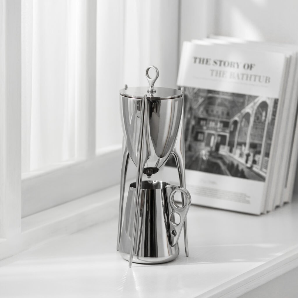 21 1 1 Steel Ding Pitcher for Executive Interiors - Premium Mirror Polished Stainless Steel Cultural Server by Apexerahomelife.