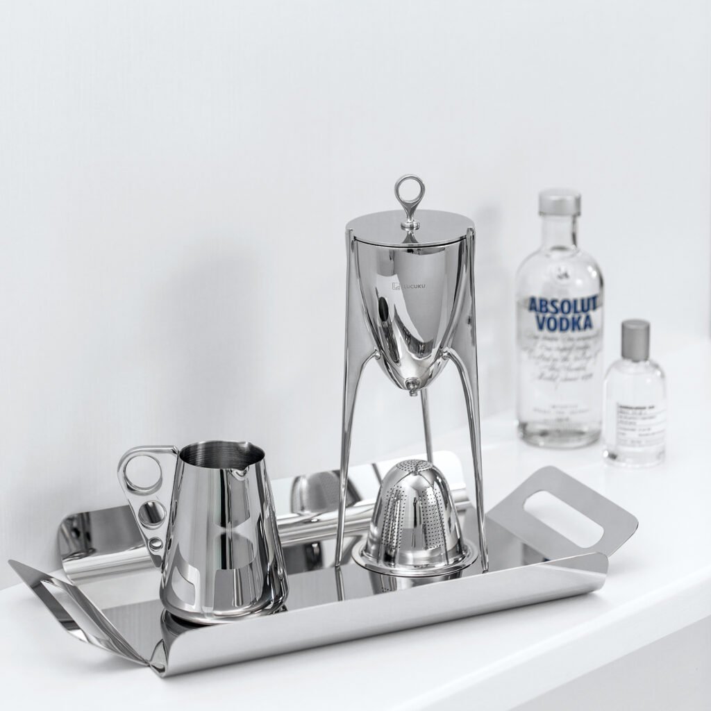 21 3 1 Steel Ding Pitcher for Executive Interiors - Premium Mirror Polished Stainless Steel Cultural Server by Apexerahomelife.