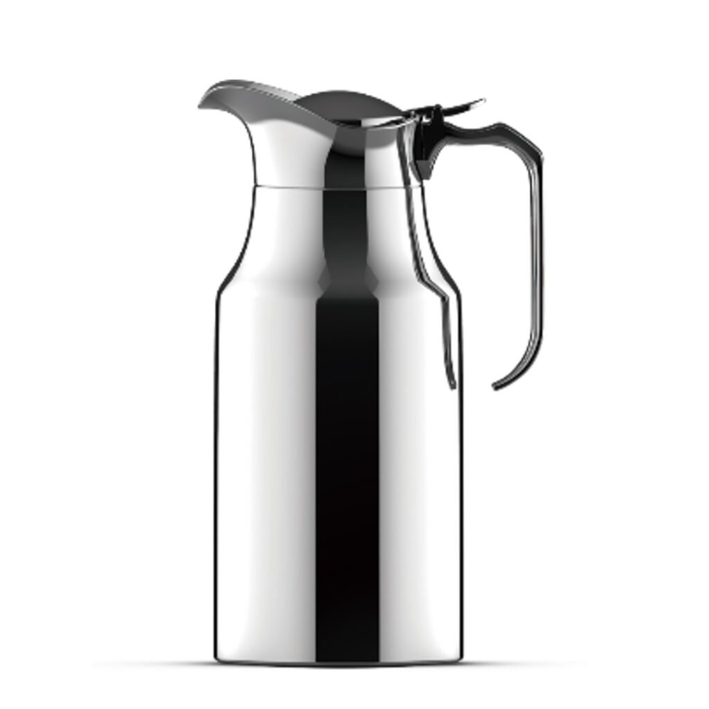 24 2 1 Steel Thermal Carafe for Executive Suites - Premium Mirror Polished Vacuum Insulated Server by Apexerahomelife.