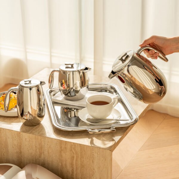 Steel Falla Pitcher SS-30 mirror polished stainless steel sleek design - Apexerahomelife