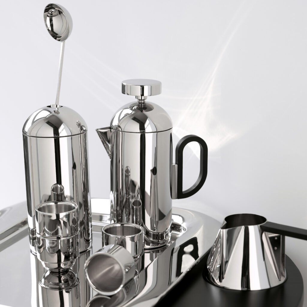34 2 1 Steel Tapered Pitcher for Avant-Garde Interiors - Premium Mirror Polished Stainless Steel Geometric Server by Apexerahomelife.