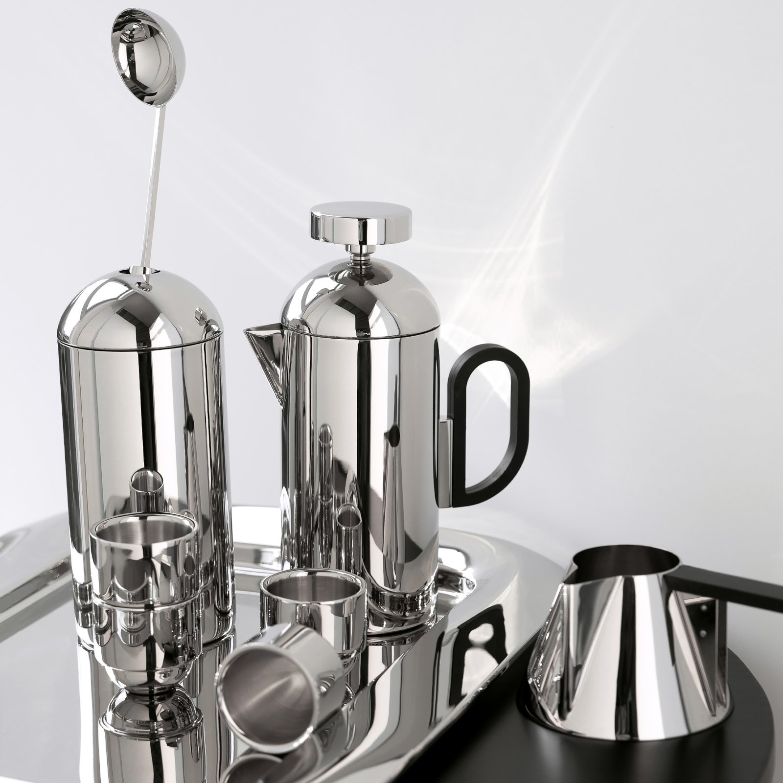 Nordic stainless steel creative French press kettles, French press kettles, cold water kettles, light luxury creative hand-brewed coffee home model room decorative ornaments - Image 5