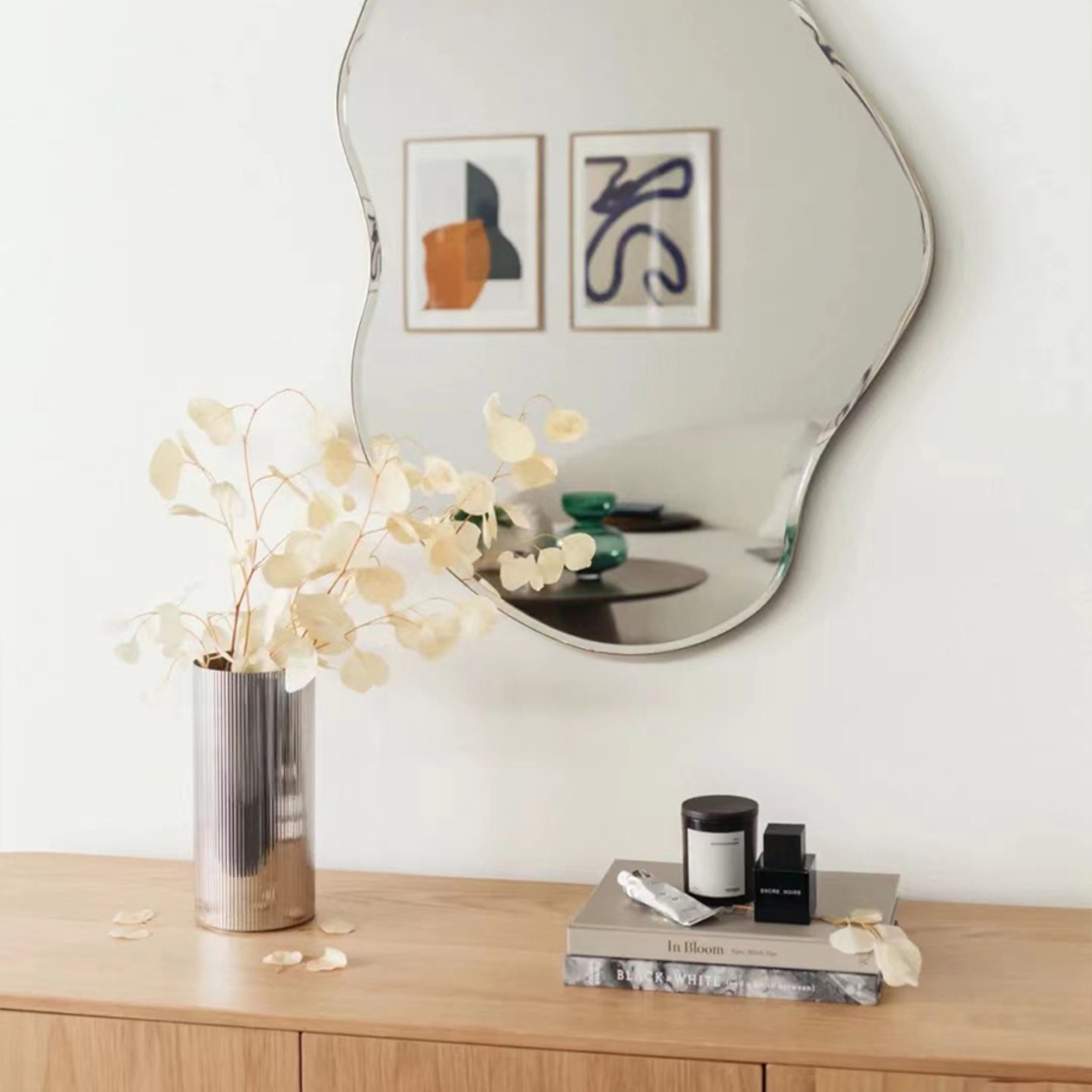 Metal stainless steel creative vertical striped vase, home living room dining table decoration, flower arrangement, housewarming gift - Image 5