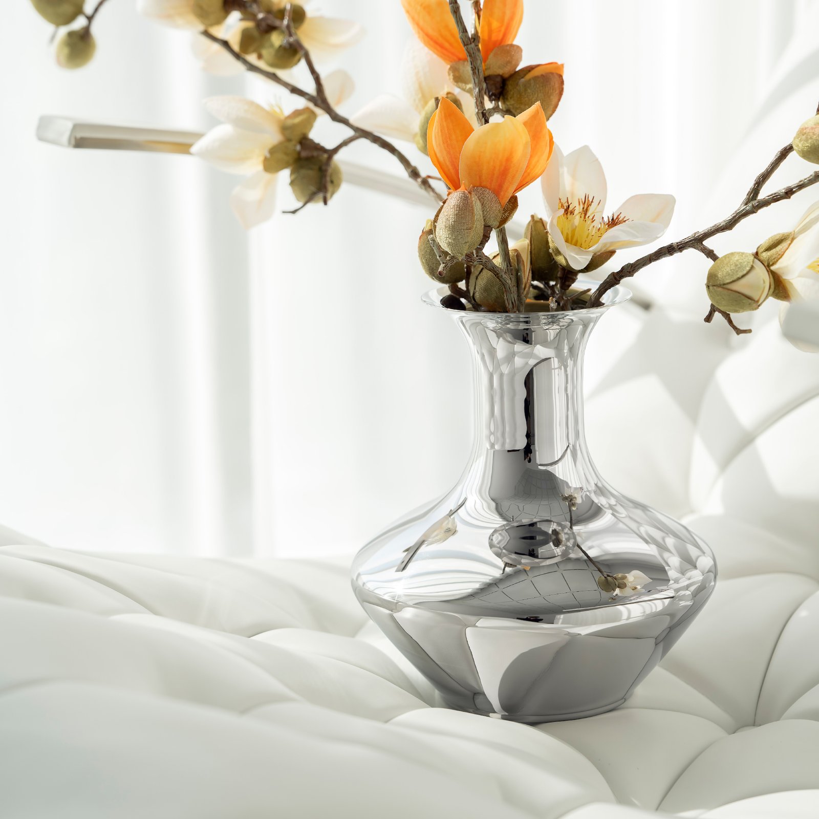 European-style stainless steel creative shaped vases, home living room dining table ornaments, flower arrangements, housewarming gifts - Image 7