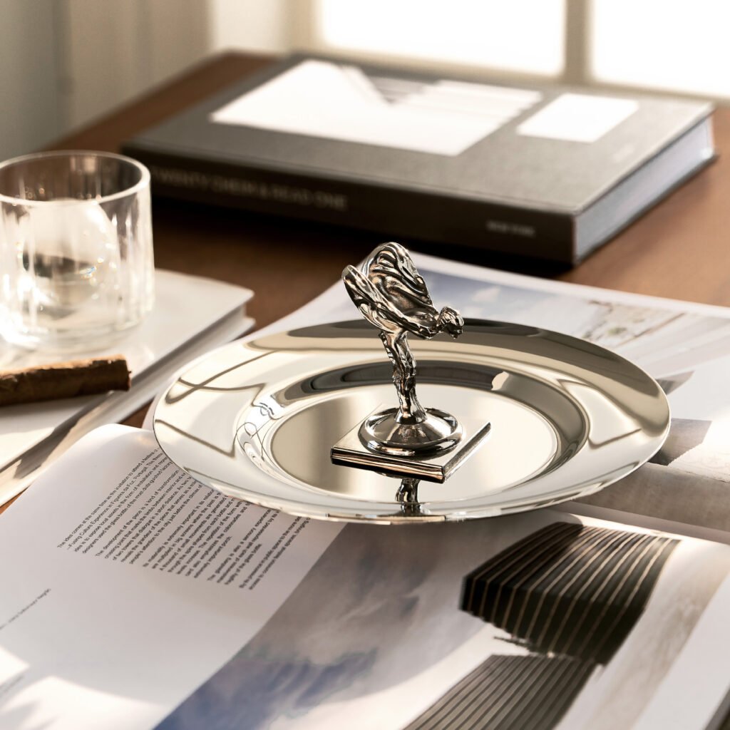 56 7 1 Steel Ultimate Cigar Dish for Rolls-Royce Interiors - Premium Mirror Polished Stainless Steel Smoking Server by Apexerahomelife.