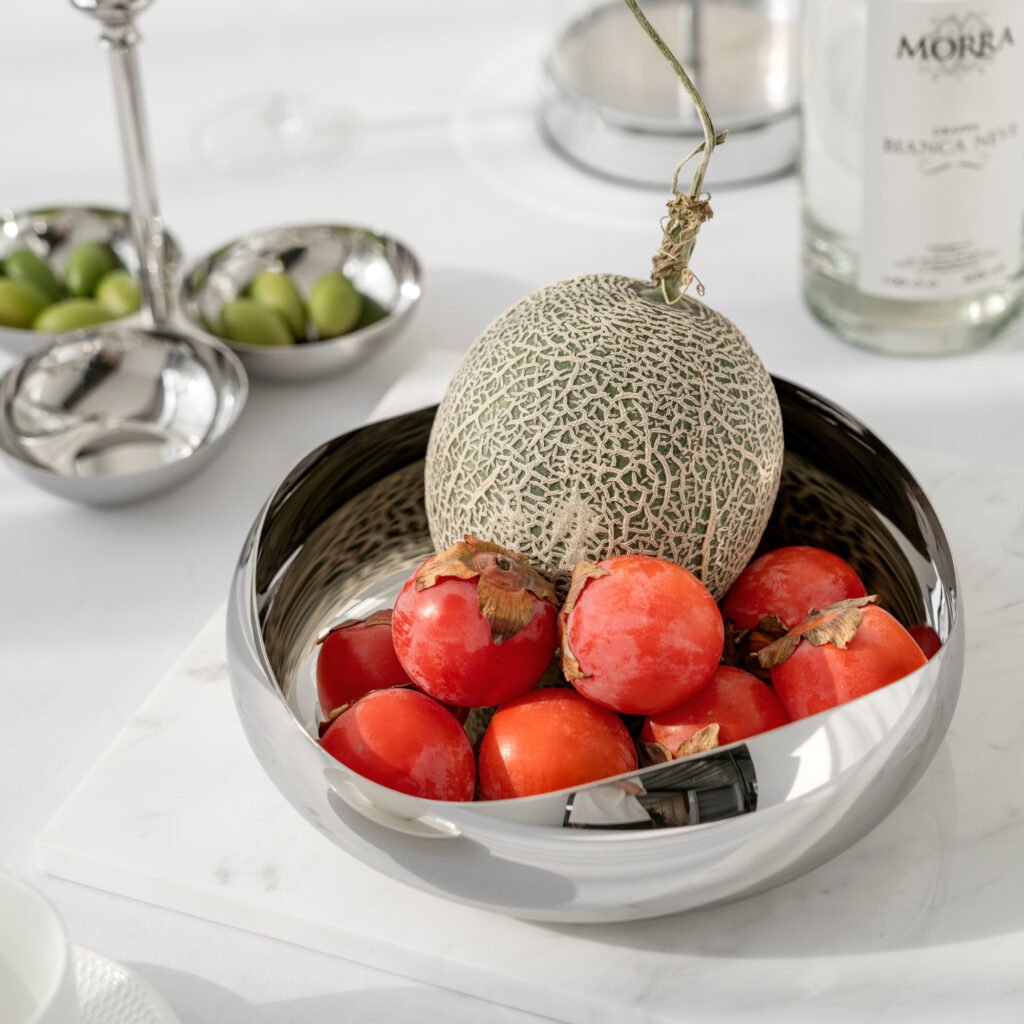 57 1 1 Steel Deep Bowl for Luxury Interiors - Premium Mirror Polished Stainless Steel Fruit Basin by Apexerahomelife.