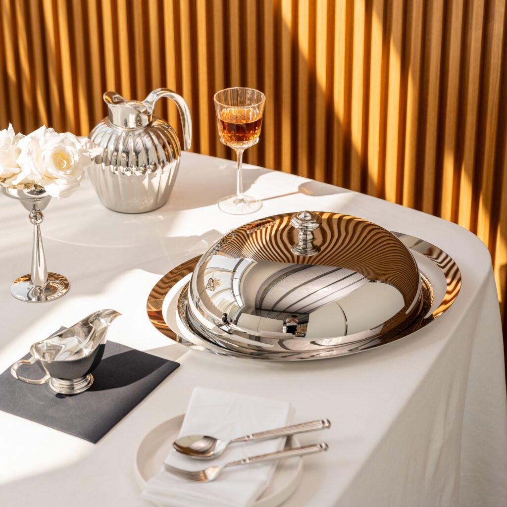 71 3 1 Steel Service Platter for Luxury Hospitality - Premium Mirror Polished Stainless Steel Tray by Apexerahomelife.