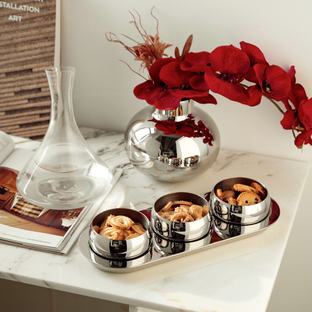 75 10 1 Steel Snack Bowl for Luxury Appetizers - Premium Mirror Polished Stainless Steel Dipping Dish by Apexerahomelife.