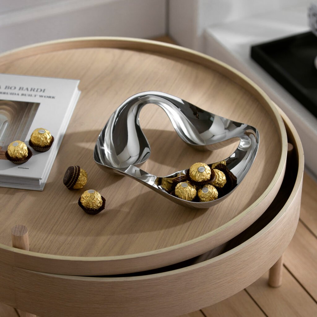 79 5 1 Steel Triple Bowl for Luxury Appetizers - Premium Mirror Polished Stainless Steel 3-Compartment Dish by Apexerahomelife.