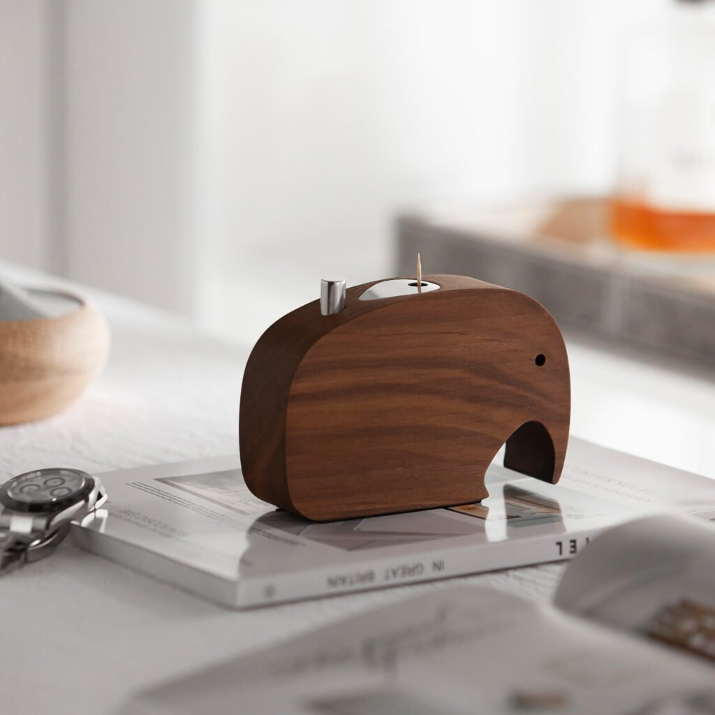 8 5 1 Steel Toothpick Holder for Modernist Dining - Premium Mirror Polished Stainless Steel Capsule Dispenser by Apexerahomelife.
