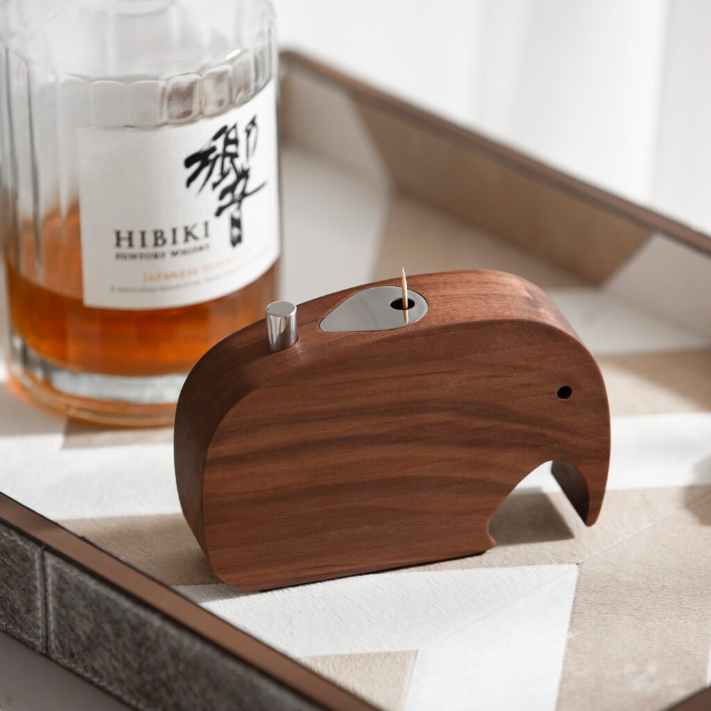 8 6 1 Steel Toothpick Holder for Modernist Dining - Premium Mirror Polished Stainless Steel Capsule Dispenser by Apexerahomelife.