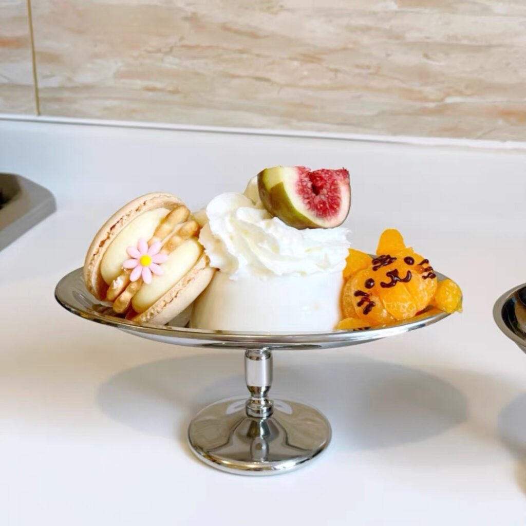 85 1 1 Steel Oval Cup for Artisanal Desserts - Luxury Mirror Polished Stainless Steel Elliptical Bowl by Apexerahomelife.