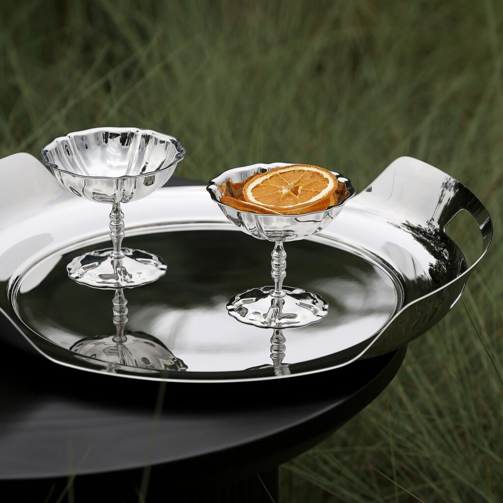 86 3 1 Apexerahomelife Stainless Steel Cloud Basin Bionic Dessert Cup