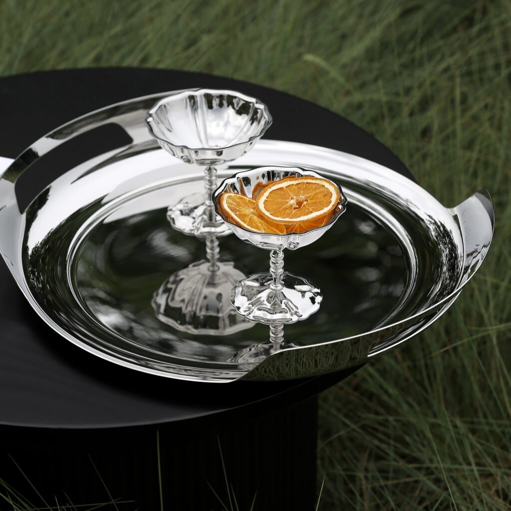 86 5 1 Apexerahomelife Stainless Steel Cloud Basin Bionic Dessert Cup
