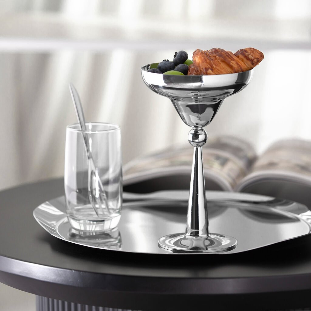 88 6 1 Steel Cocktail Glass for Luxury Mixology - Premium Mirror Polished Stainless Steel Martini Coupe by Apexerahomelife.