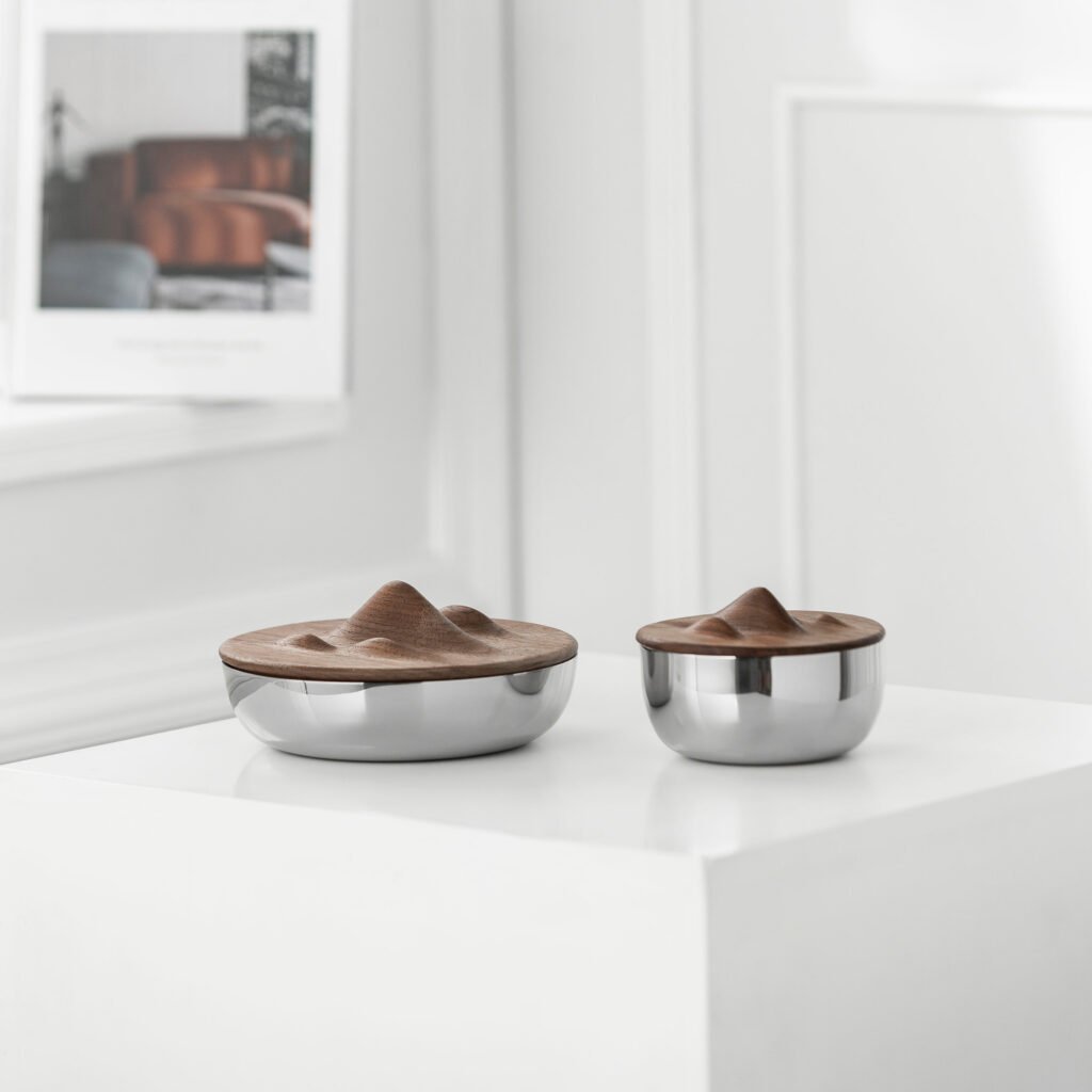 9 1 1 Steel Mountain Bowl for Architectural Interiors - Premium Mirror Polished Stainless Steel Peaks Basin by Apexerahomelife.