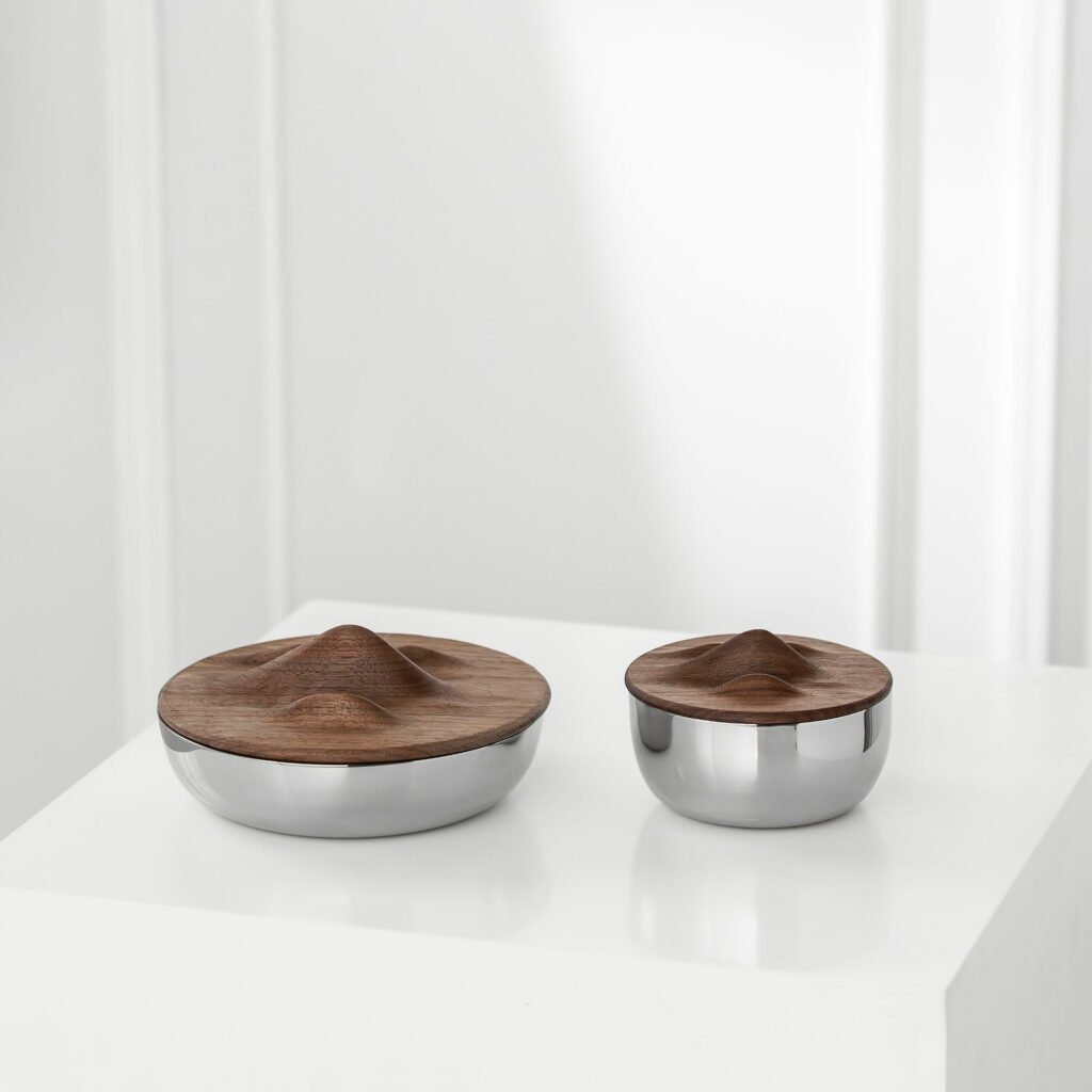 9 2 1 Steel Mountain Bowl for Architectural Interiors - Premium Mirror Polished Stainless Steel Peaks Basin by Apexerahomelife.