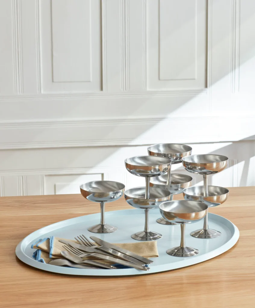90 6 1 Steel Dessert Cup for Luxury Sundaes - Premium Mirror Polished Stainless Steel Tulip Bowl by Apexerahomelife.