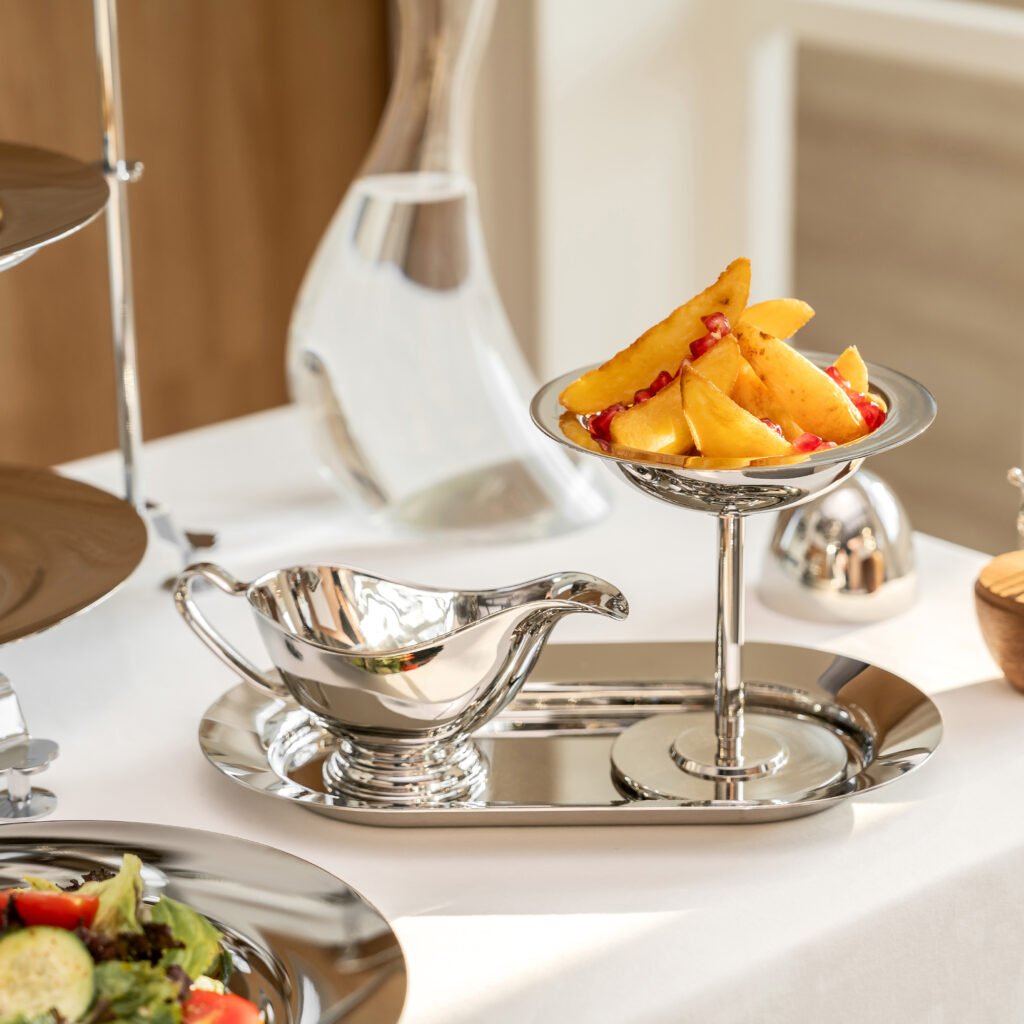 92 2 1 Steel Dessert Cup for Modern Pastry - Luxury Mirror Polished Stainless Steel Coupe Bowl by Apexerahomelife.
