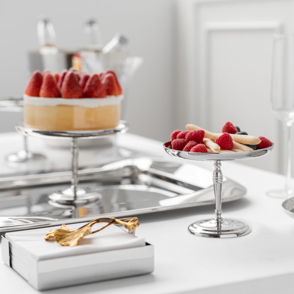 94 3 1 Steel Appetizer Dish for Fine Dining - Luxury Mirror Polished Stainless Steel Dipping Plate by Apexerahomelife.