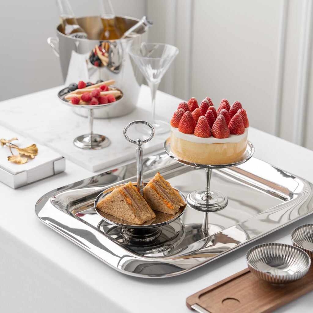 94 5 1 Steel Appetizer Dish for Fine Dining - Luxury Mirror Polished Stainless Steel Dipping Plate by Apexerahomelife.