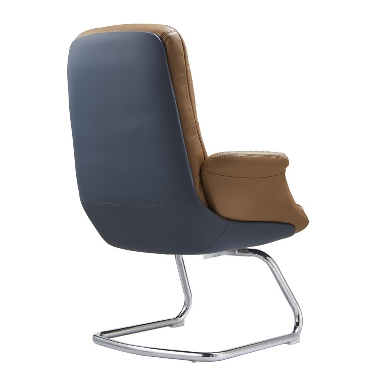 New Product Office Chairs Luxury Ergonomic Executive Genuine Leather Aluminum Modern Leather Office Chair - Image 5