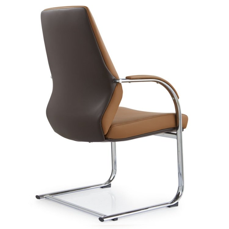 New Product Office Chairs Luxury Ergonomic Executive Genuine Leather Aluminum Modern Leather Office Chair - Image 5