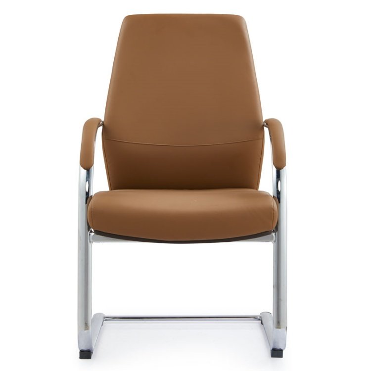 New Product Office Chairs Luxury Ergonomic Executive Genuine Leather Aluminum Modern Leather Office Chair - Image 4