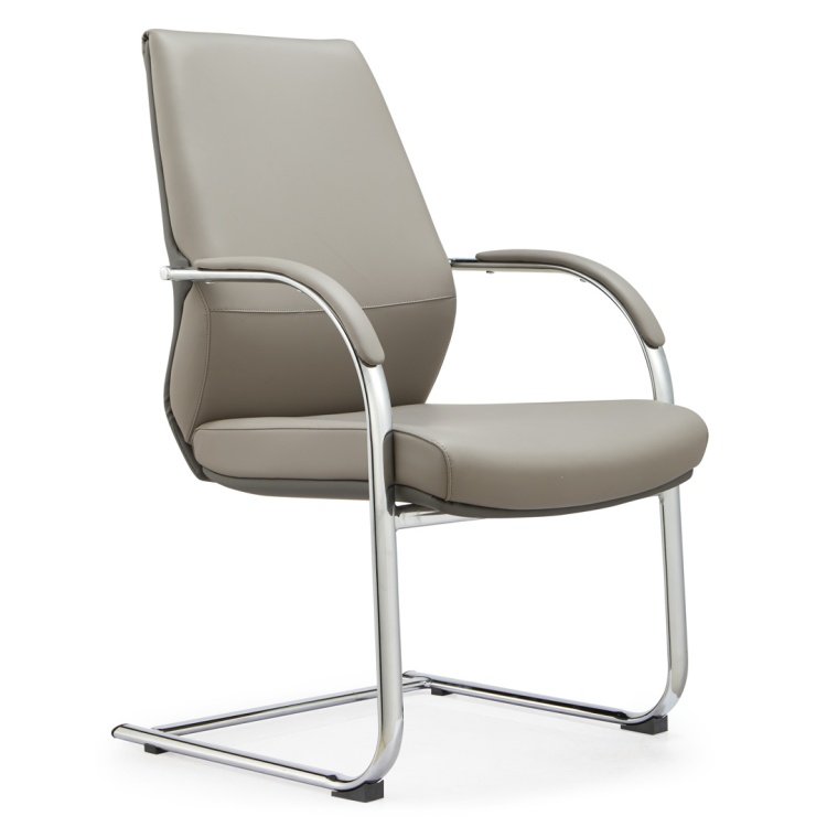 New Product Office Chairs Luxury Ergonomic Executive Genuine Leather Aluminum Modern Leather Office Chair