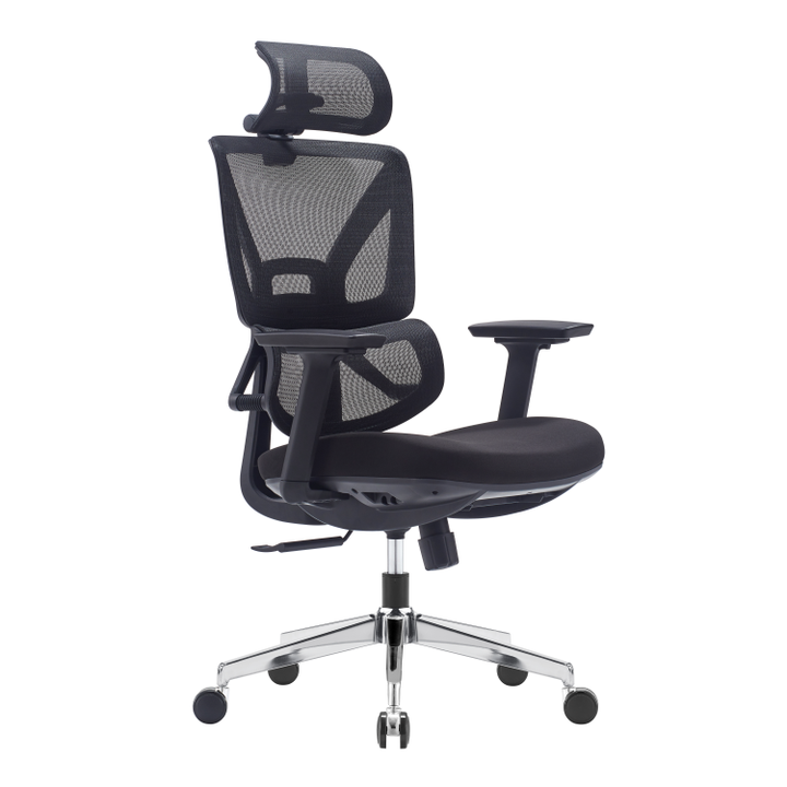 New Model Promotion Comfortable Executive High Back Swivel Office Mesh Ergonomic Chair With Headrest Mesh Chair