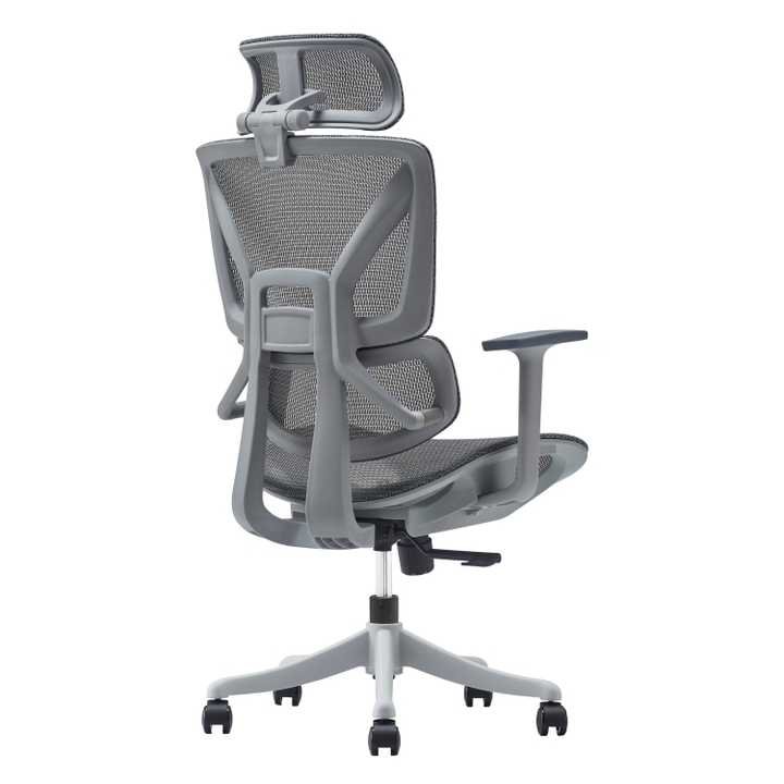 New Model Promotion High Back Executive Swivel Office Mesh Comfortable Ergonomic Chair With Headrest Mesh Chair - Image 3