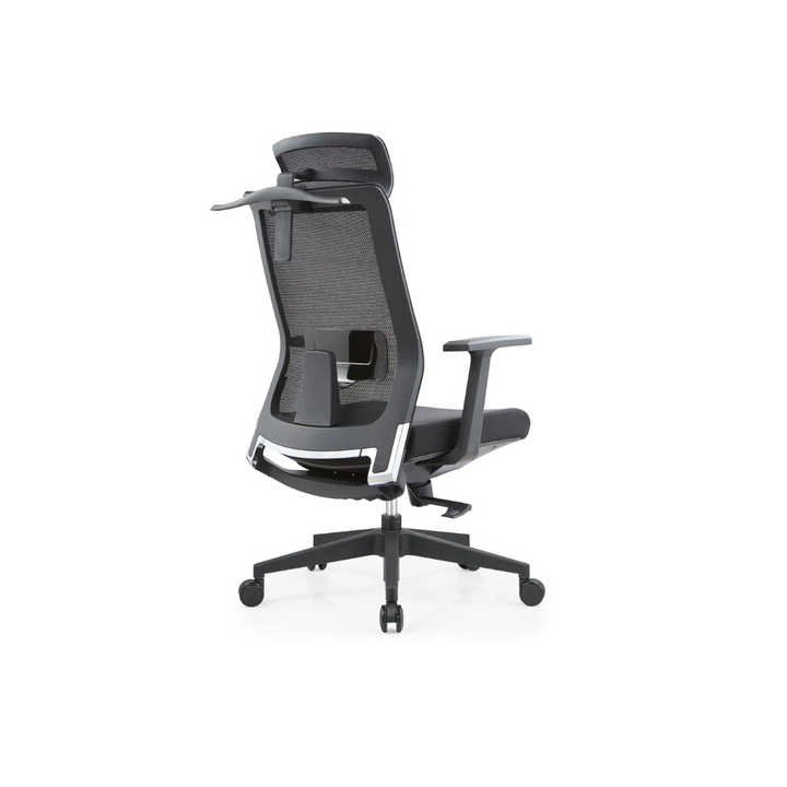 High Quality Computer Mesh Chair Comfort Swivel Office Chairs Office Ergonomic Mesh High Back Office Chair With Nylon Back Frame - Image 4