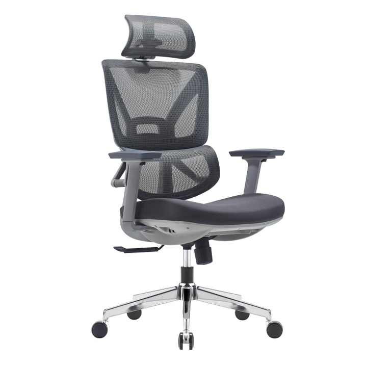 New Model Promotion Comfortable Executive High Back Swivel Office Mesh Ergonomic Chair With Headrest Mesh Chair - Image 5