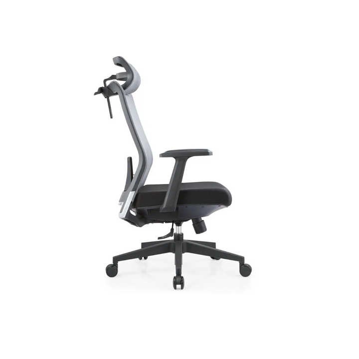 High Quality Computer Mesh Chair Comfort Swivel Office Chairs Office Ergonomic Mesh High Back Office Chair With Nylon Back Frame - Image 3