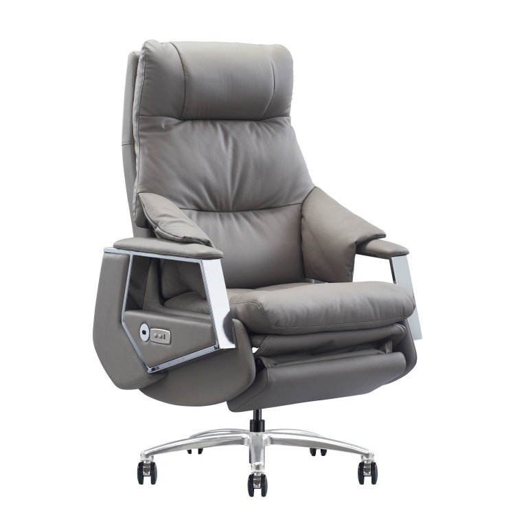 New Product Office Chairs Luxury Ergonomic Executive Genuine Leather Modern Leather Office Chair