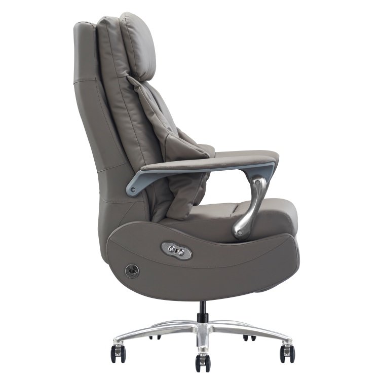 New Product Office Chairs Luxury Ergonomic Executive Genuine Leather Modern Leather Office Chair - Image 3