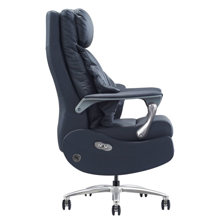 New Product Office Chairs Luxury Ergonomic Executive Genuine Leather Modern Leather Office Chair - Image 11