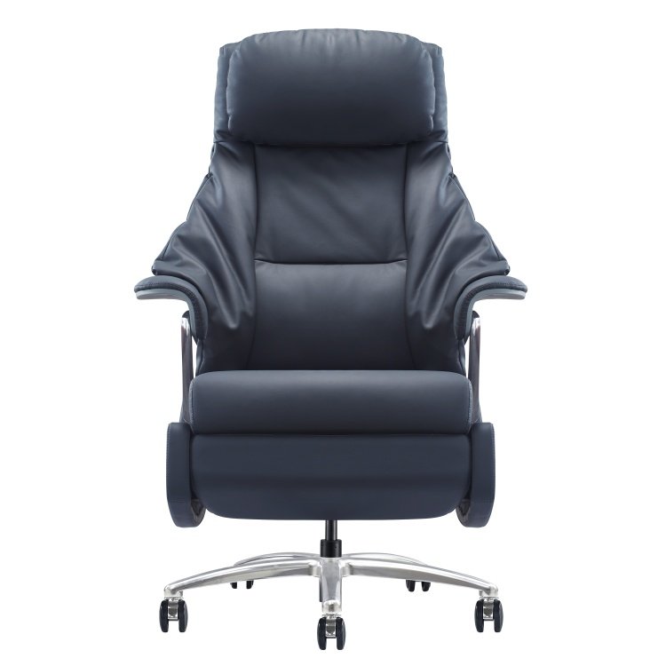 New Product Office Chairs Luxury Ergonomic Executive Genuine Leather Modern Leather Office Chair - Image 7