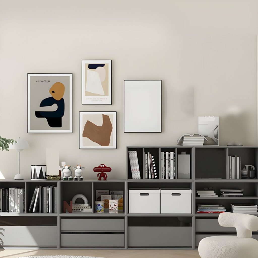 1200x1200 313 Wooden Modern Design Bookcase Living Room Book Shelf Library Storage No Doors 2/6 Drawers Cabinet Book Shelvese Bookshelf