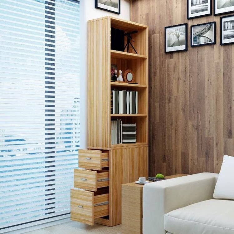 Wooden Bookshelf Design Living Room Book Shelf Library Storage Cabinet Book Shelvese Bookshelf Bookcase - Image 10