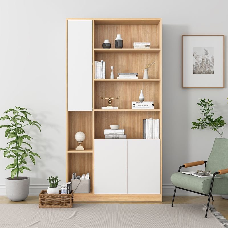 Impressive Vertical Organizing Shelf with 3-Cabinet, 4-Shelf, and Closed Back - Image 2