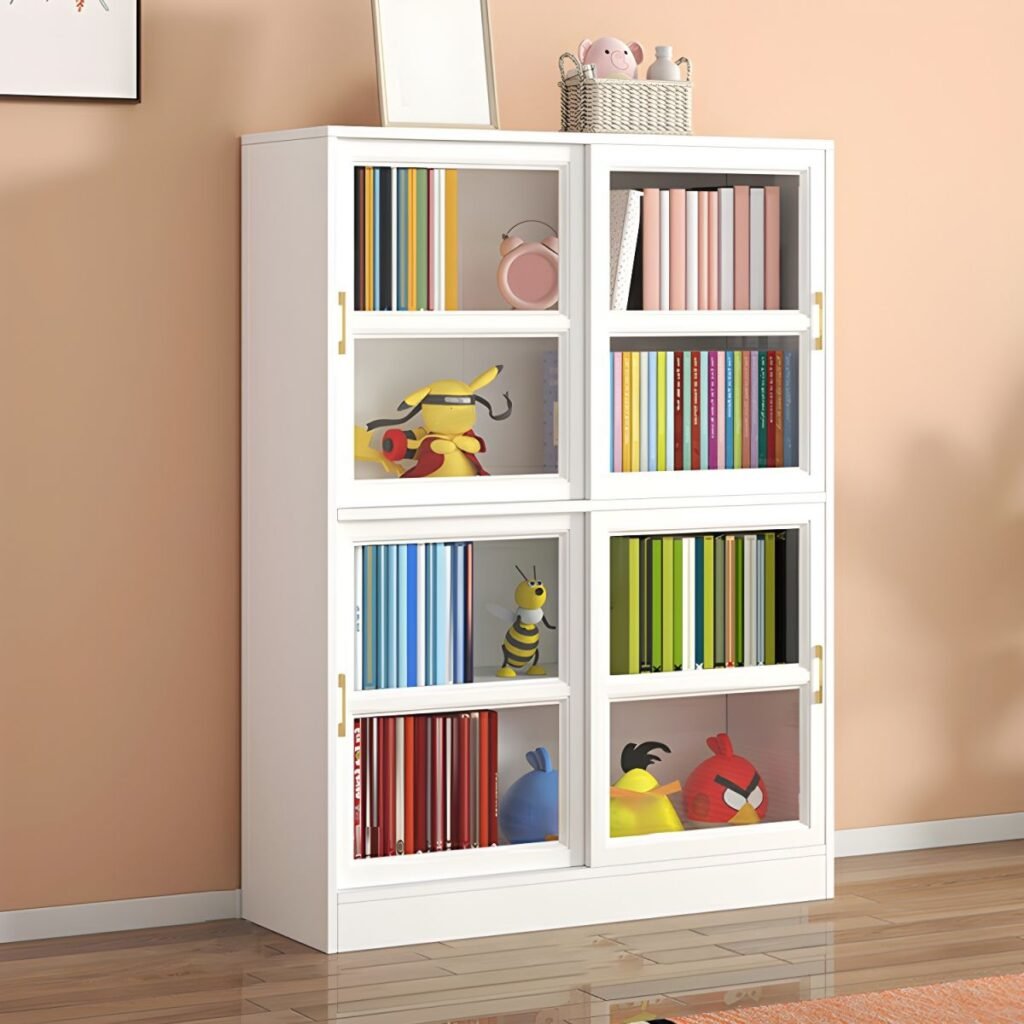 1200x12001 321 Kids’ Bookshelf - Child-Friendly Low Bookcase for Playroom & Nursery Storage Eco-friendly finish Bookshelf