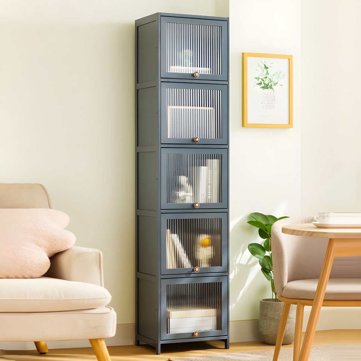 Wooden Bookshelf Design Living Room Book Shelf Library Storage Cabinet Book Shelvese Bookshelf Bookcase - Image 3