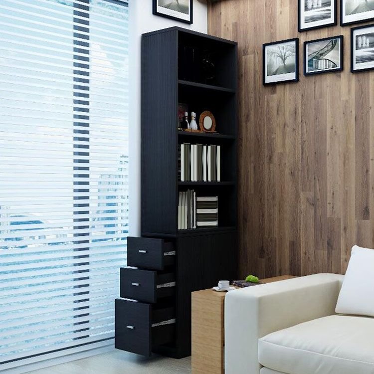 Wooden Bookshelf Design Living Room Book Shelf Library Storage Cabinet Book Shelvese Bookshelf Bookcase - Image 2