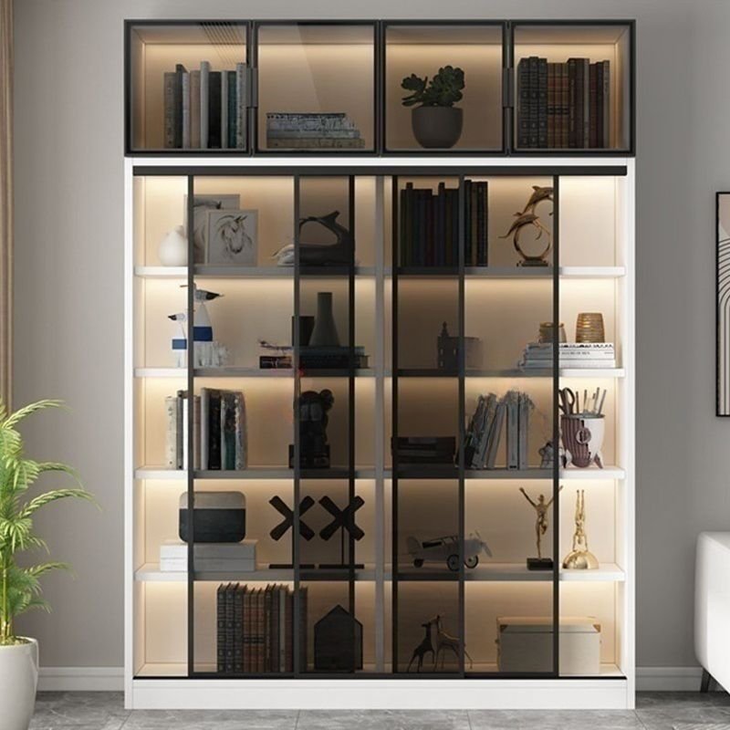 Wooden Bookshelf Design Living Room Book Shelf Library Storage Cabinet Book Shelvese Bookshelf Bookcase - Image 3