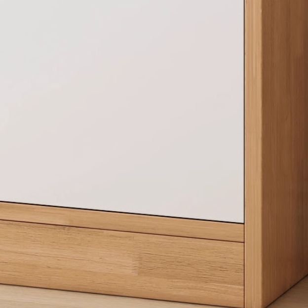 Charming Coastal Archive – Stately 79-Inch Timber & White Library with Inset 3C Glass Doors and Large Drawers - Image 3